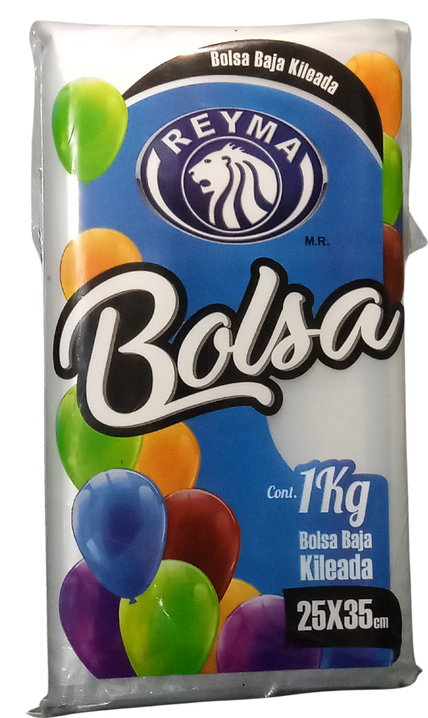 [BBCK2535-R7BM4S3] BOLSA BAJA CORTADA KILEADA TRANSPARENTE 25 X 35 1KG