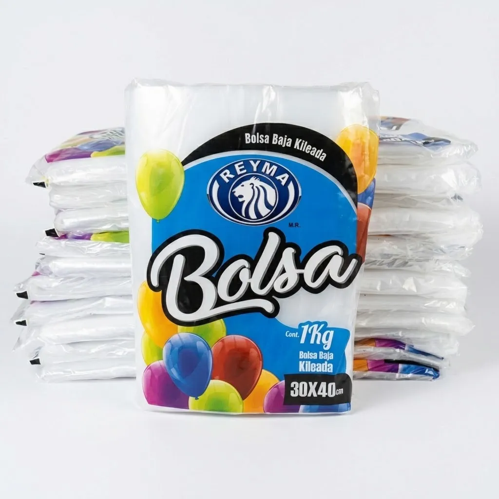 [BBCK3040 BLT] [BBCK3040 BLT-R4M1S2] BOLSA BAJA CORTADA KILEADA TRANSPARENTE 30 X 40 1BLT-25KG