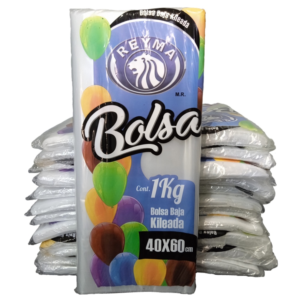 [BBCK4060 BLT-R4M2S0] BOLSA BAJA CORTADA KILEADA TRANSPARENTE 40 X 60 1BLT-25KG
