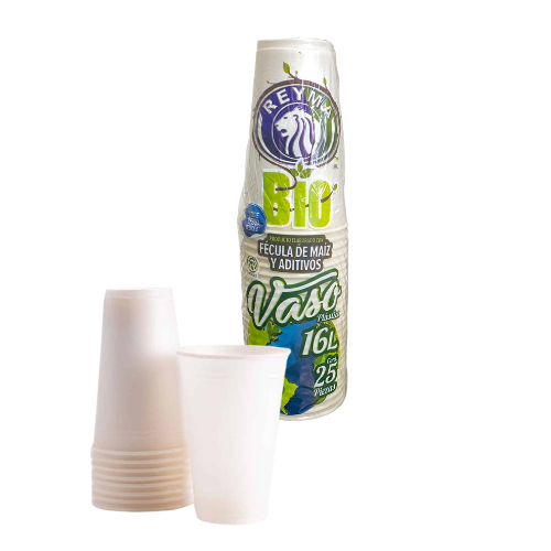 [VP16LBIO-R7M2S0] VASO POLIPRO BIODEGRADABLE NO 16 LARGO REYMA 1 PAQ/25 PZAS