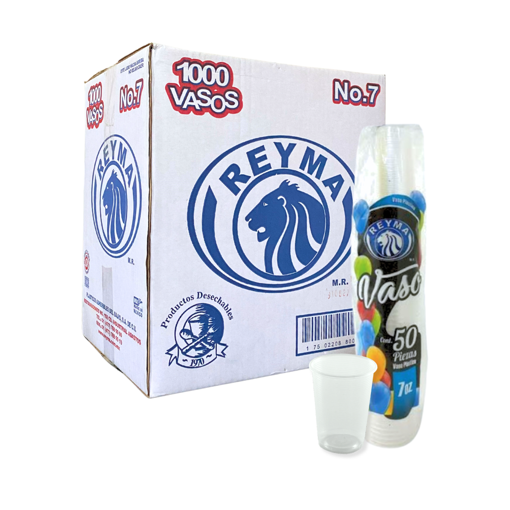 [VP7 CAJA] [VP7 CAJA-R6M2S3] VASO POLIPRO NO 7 REYMA 20 PAQ / 50 PZAS