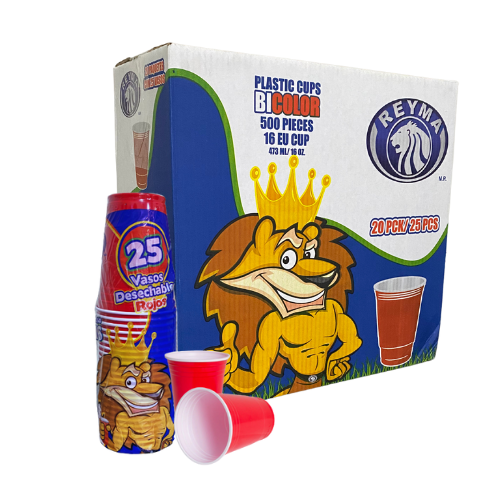 [VP16EURJ CAJA] [VP16EURJ CAJA-R5M4S3] VASO POLIPRO NO 16 EU BICOLOR REYMA 20 PAQ / 25 PZAS 