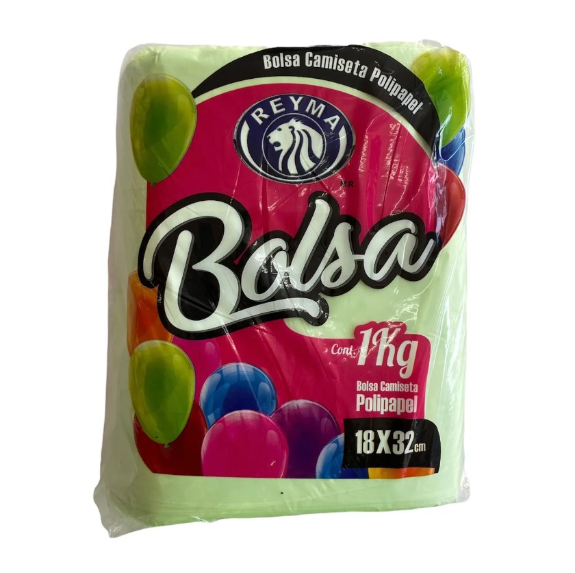 [BAFK1832-R3M4S1] BOLSA ALTA FUELLE CAMISETA POLIPAPEL KILEADA AMARILLO 18 X 32 1KG