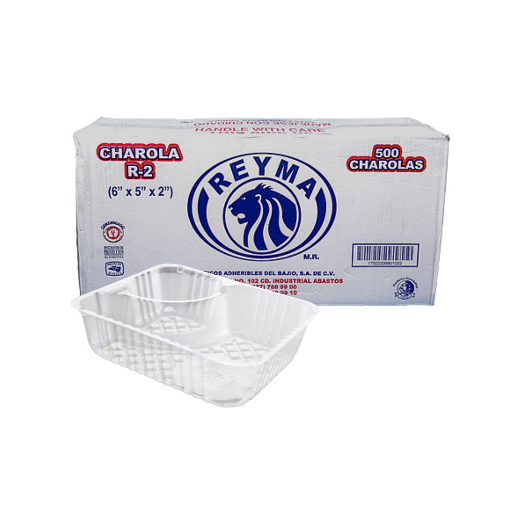 [R2 CAJA-R1M5S4] CONTENEDOR POLIESTIRENO R-2 REYMA 1 PAQ / 500 PZAS