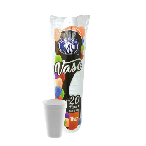 [VT16-R6M4S1] VASO TERMICO NO 16 REYMA 1 PAQ / 20 PZAS