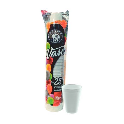 [VT14-R6M4S1] VASO TERMICO NO 14 REYMA 1 PAQ / 25 PZAS