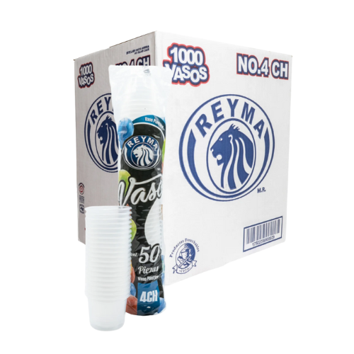 [VP4CH CAJA] [VP4CH CAJA-R6M1S2] VASO POLIPRO NO 4 CHICO REYMA 20 PAQ / 50 PZAS