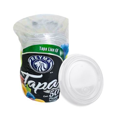 [TPEU-R5M4S3] TAPA LISA P/LINEA EU REYMA 1 PAQ / 50 PZAS