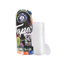 [TP51/24CH-R5M1S2] TAPA LISA P/VASO POLIPRO NO 51/2/4CH REYMA 1 PAQ / 50 PZAS