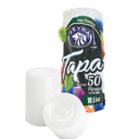 [TP10-R5M1S3] TAPA LISA P/VASO POLIPRO NO 10 REYMA 1 PAQ / 50 PZAS