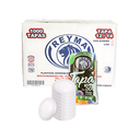 [TP1214 CAJA-R5M1S3] TAPA LISA P/VASO POLIPRO NO 12/14 REYMA 20 PAQ / 50 PZAS