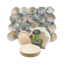 [PT006BIO COLCHON-R7AM2] PLATO TERMICO BIODEGRADABLE 006 REYMA 20 PAQ/25 PZAS