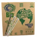 [POGESCO22BIO-R1M3S0] POPOTE BIODEGRADABLE GRANEL ESTUCHADO CORRUGADO 22 CM 1 CJ/2000 PZAS