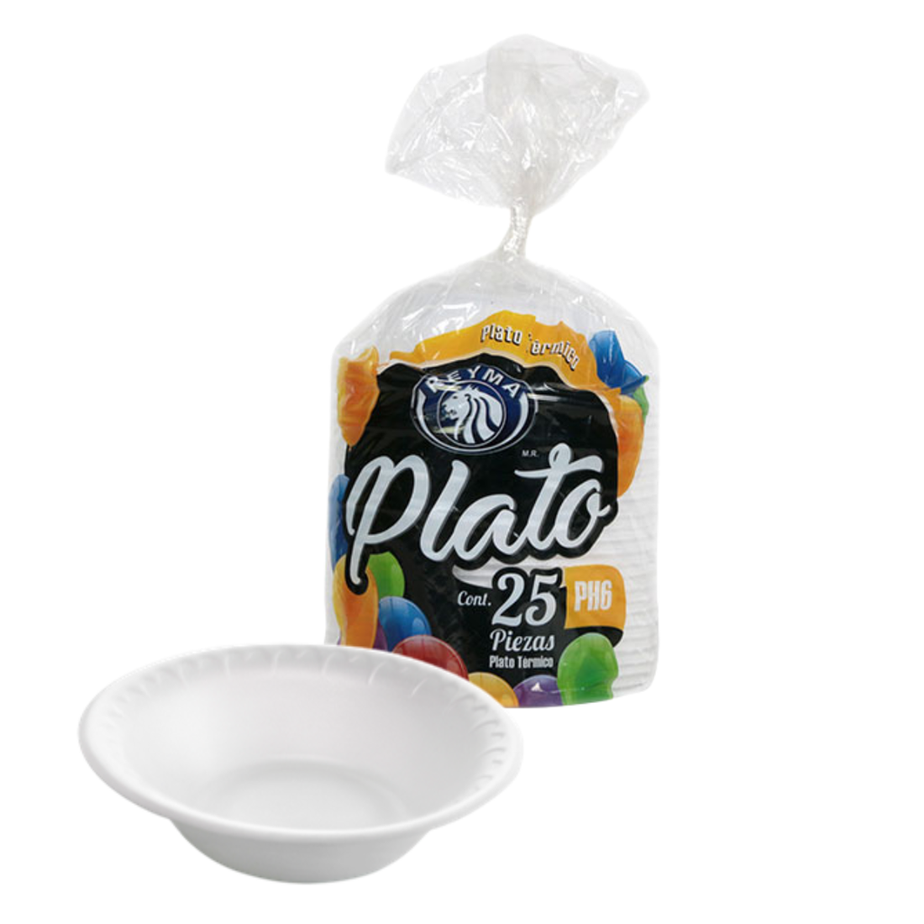 [PH6-R2M1S0]PLATO TERMICO PH6 REYMA 1 PAQ/25 PZAS   
