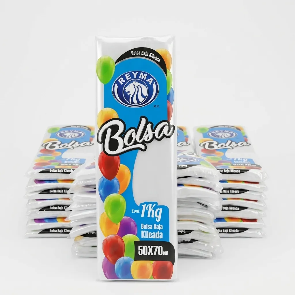 [BBCK5070 BLT] [BBCK5070 BLT-R4M1S3] BOLSA BAJA CORTADA KILEADA TRANSPARENTE 50 X 70 1BLT-25KG