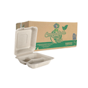 [CNCP8X8D CAJA-R1M6S1] CONTENEDOR COMPOSTABLE 8X8 DIVISIÓN REYMA 8 PAQ/25 PZAS