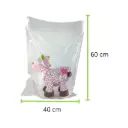 [BPL4060C30-R1M4S1] BOLSA POLIPROPILENO LISA 40 X 60 CALIBRE PAQUETE 100 PZAS