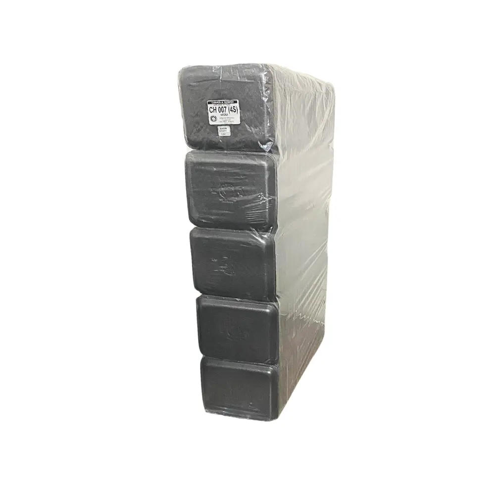 [CH007NE COLCHON-R1M7S3] CHAROLA TERMICA 007 NEGRA REYMA 1 PAQ/500 PZAS