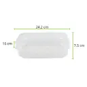 [RB140-R0M0S0] CONTENEDOR POLIESTIRENO RB-140 REYMA 1 PAQ / 25 PZAS 