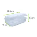 [RB150-R0M0S0] CONTENEDOR POLIESTIRENO RB-150 REYMA 1 PAQ / 25 PZAS