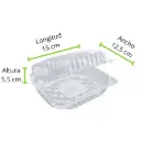 [RB160-R0M0S0] CONTENEDOR POLIESTIRENO RB-160 REYMA 1 PAQ / 25 PZAS 