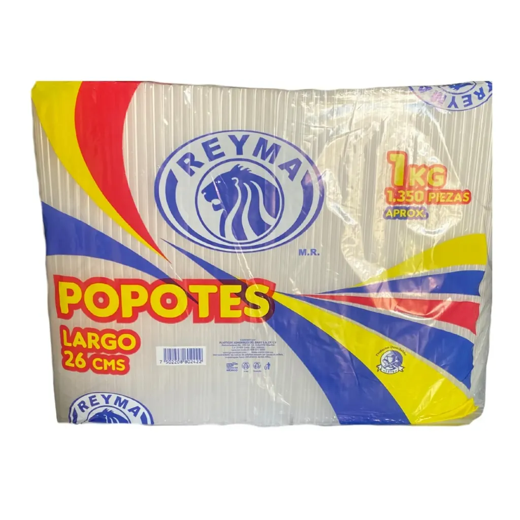 [POGN26-R7CM1S3] POPOTE A GRANEL NATURAL 26 CM REYMA 1 PAQ/1 KG