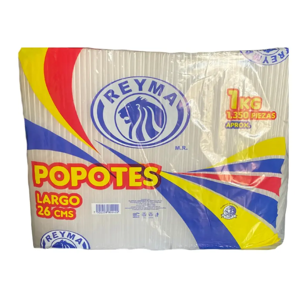 [POGN26-R7CM1S1] POPOTE A GRANEL NATURAL 26 CM REYMA 1 PAQ/1 KG