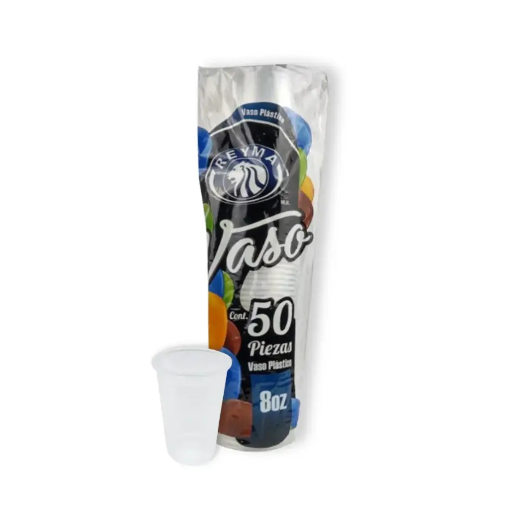 VASO POLIPRO NO 8 REYMA ANAQUEL 50 PAQUETES / 20 PIEZAS
