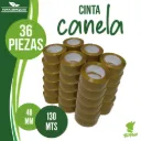 [CC48X130X36] Cinta adhesiva canela 48 mm x 130 metros TiuPlast / Caja 36 piezas