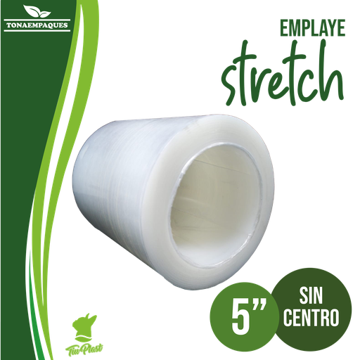 [PM5C601200] Pelicula Emplaye Manual Coreless 5" x C60 x 1,200 Ft - 366 metros TiuPlast