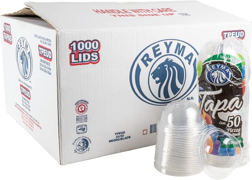 [TPDEU CAJA-R5M4S1] TAPA DOMO P/LINEA EU REYMA 20 PAQ/50 PZAS