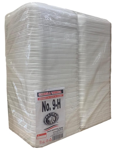 [CH9H COLCHON-R2M2S1] CHAROLA TERMICA 9H REYMA 1 PAQ/200 PZAS