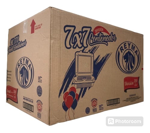 [CN7X7D4P CAJA-R1AM2S2] CONTENEDOR TERMICO 7X7 DIVISION REYMA 4 PAQ/50 PZAS