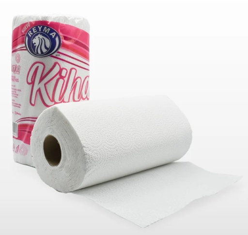 [DT168I06P04B024 COLCHON-R8M1S3] TOALLA COCINA KIHARA 168 HOJAS C/EMP IND 4 PAQ/6 ROLLOS / 24 ROLLOS