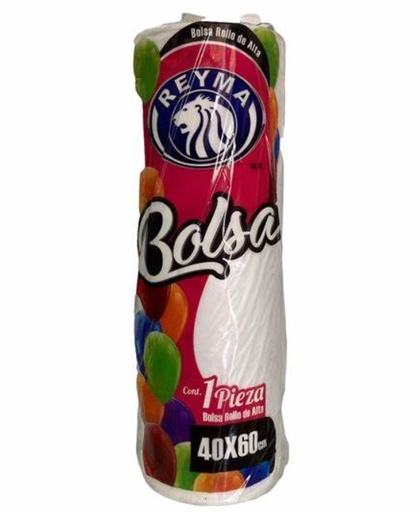 [BAR4060-R3M1S2] BOLSA ALTA ROLLO 40 X 60 1 ROLLO