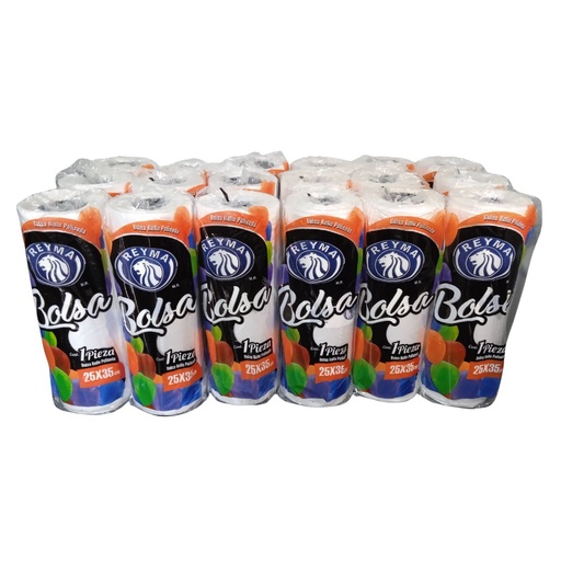 [BPRCH2535 BLT-R3M3S2] BOLSA POLISEDA ROLLO CHICO 25 X 35 1BLT-18 ROLLOS