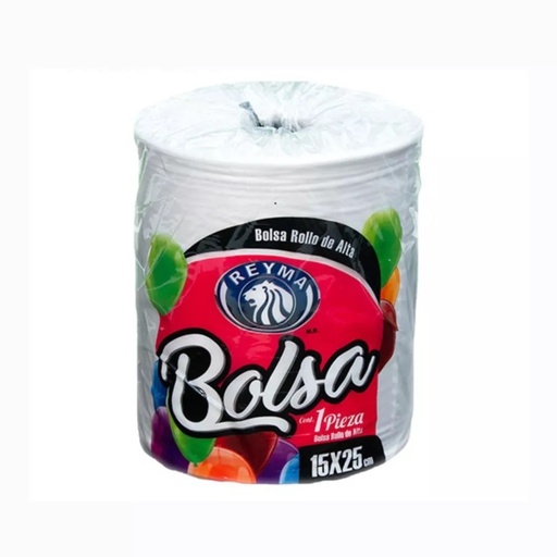 [BAR1525-R3M3S3] BOLSA ALTA ROLLO 15 X 25 1 ROLLO