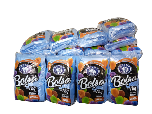 [BPF2550 BLT-R3M4S2] BOLSA POLISEDA FUELLE CAMISETA 25 X 50 1BLT- 25KG