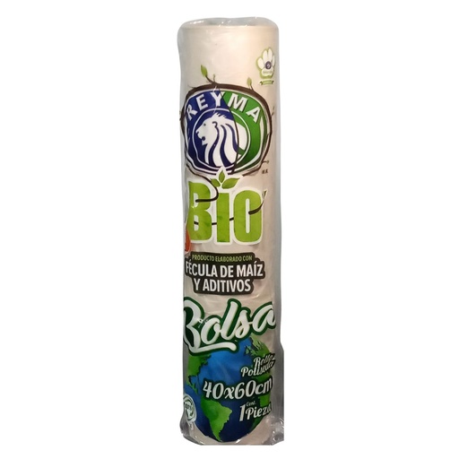 [BPRCH4060BIO-R3M3S1] BOLSA POLISEDA ROLLO CHICO BIODEGRADABLE 40 X 60 1 ROLLO