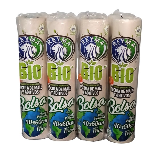 [BPRCH4060BIO BLT-R3M3S1]BOLSA POLISEDA ROLLO CHICO BIODEGRADABLE 40 X 60 1BLT-8 ROLLOS
