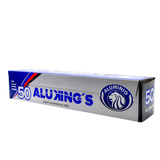 [ALKMOD050-R4M2S1] ROLLO DE PAPEL ALUMINIO MODELO 50 ALUKING´S 1 PIEZA