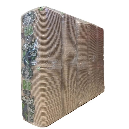 [CH855MABIO COLCHON-R2M3S1] CHAROLA TERMICA BIODEGRADABLE 855 MARIEL 10 PAQ/50 PZAS