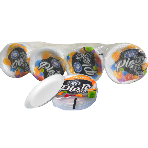 [PT10L COLCHON-R2M1S2] PLATO TERMICO 10 LISO REYMA 20 PAQ/25 PZAS  