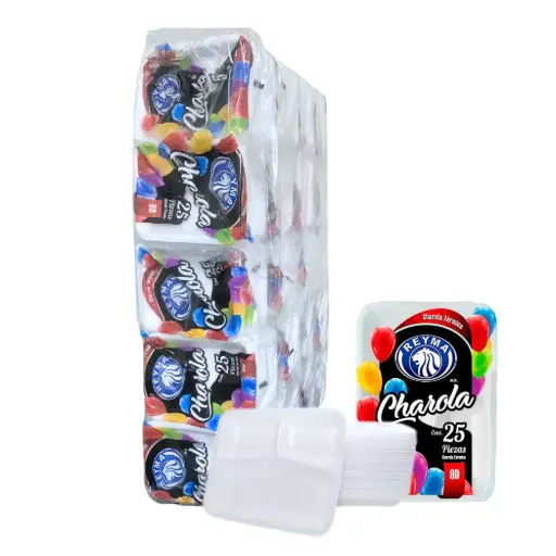 [PT9D COLCHON-R2M2S0] CHAROLA TERMICA 9D 3 DIVISIONES REYMA 20 PAQ/25 PZAS