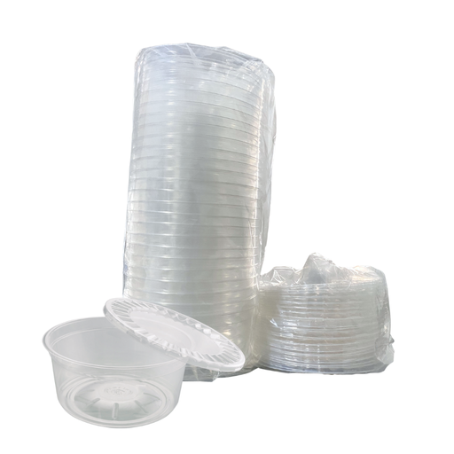 [R10] [R10-R0M0S0]CONTENEDOR POLIESTIRENO CON TAPAS R-10 REYMA 1 PAQ / 25 PZAS