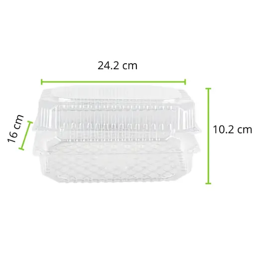 [RB130-R0M0S0] CONTENEDOR POLIESTIRENO RB-130 REYMA 1 PAQ / 25 PZAS 