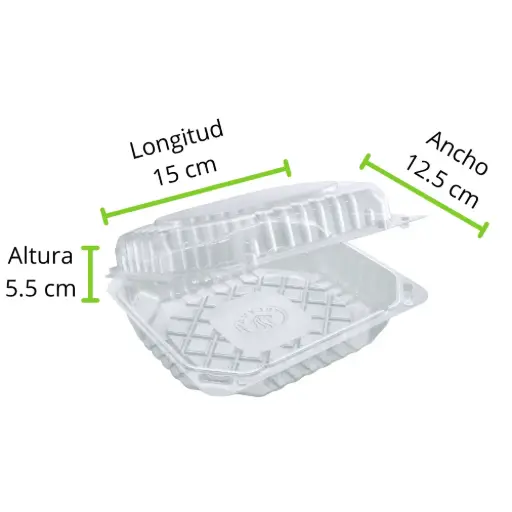 [RB160-R0M0S0] CONTENEDOR POLIESTIRENO RB-160 REYMA 1 PAQ / 25 PZAS 